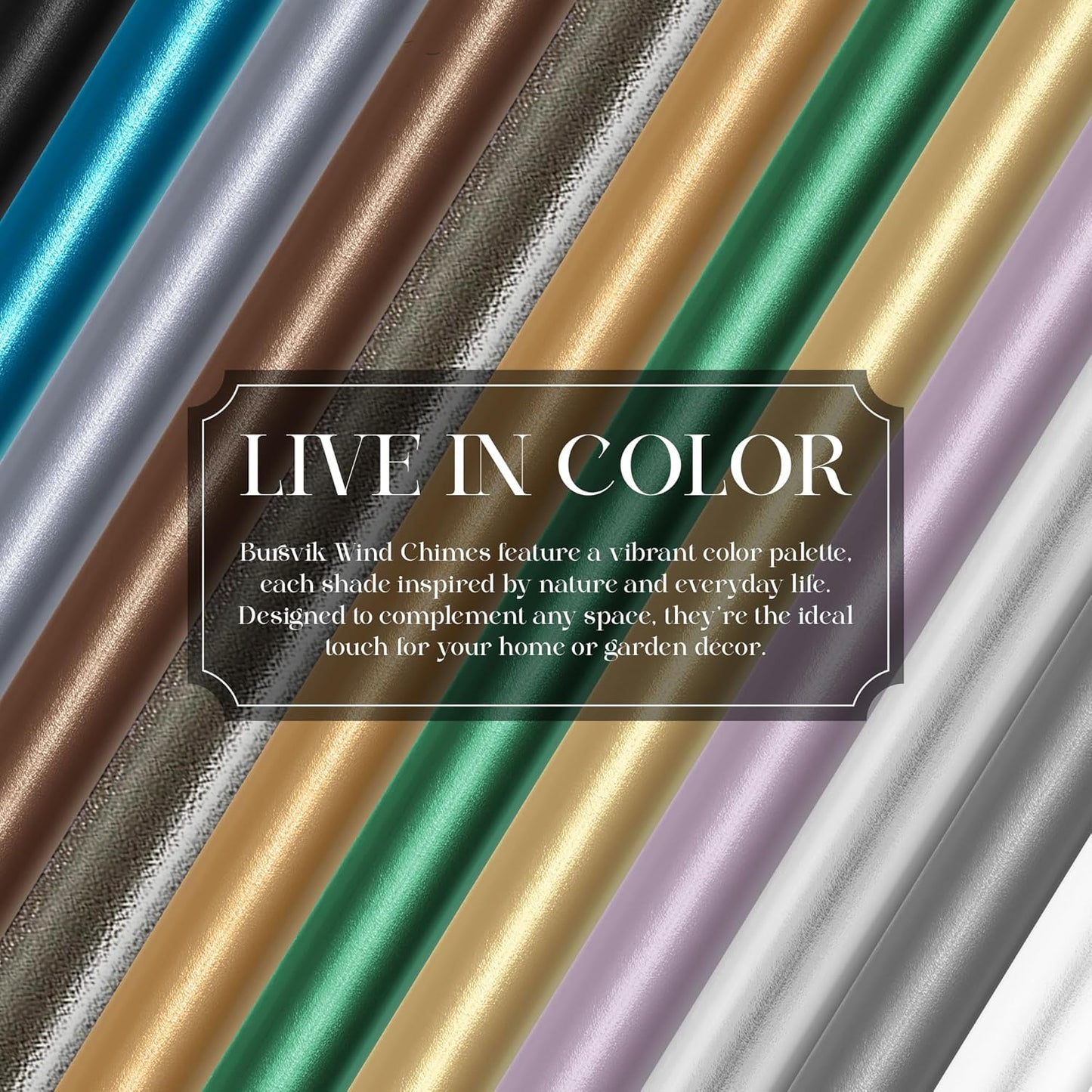 Large Aluminium Wind Chimes 37" Inches to Create a Zen Atmosphere Suitable for Outdoor, Garden, Patio Decoration. Classic Black Wind Chimes with Wind Catcher Suitable as A Gift for Unisex