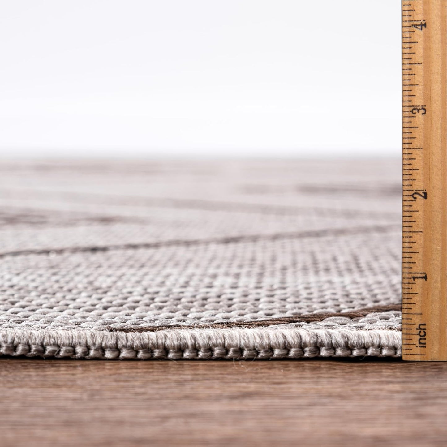 Keen Home Design Terrace Outdoor Area Rug - 4x6 Washable Indoor/Outdoor Rug for Patio, Kitchen, Balcony, Beach, Garden, Deck and Porch, Size: 3'10"x5'7"