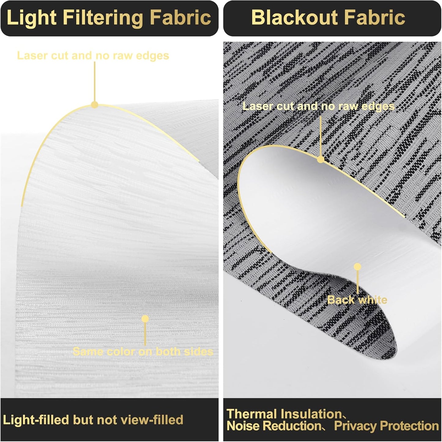 Berissa Cordless Dual Roller Shades with Cassette Valance, Blackout and Light Filtering, Day and Night Shades for Home Office, Maze Black & White, Custom Sizes