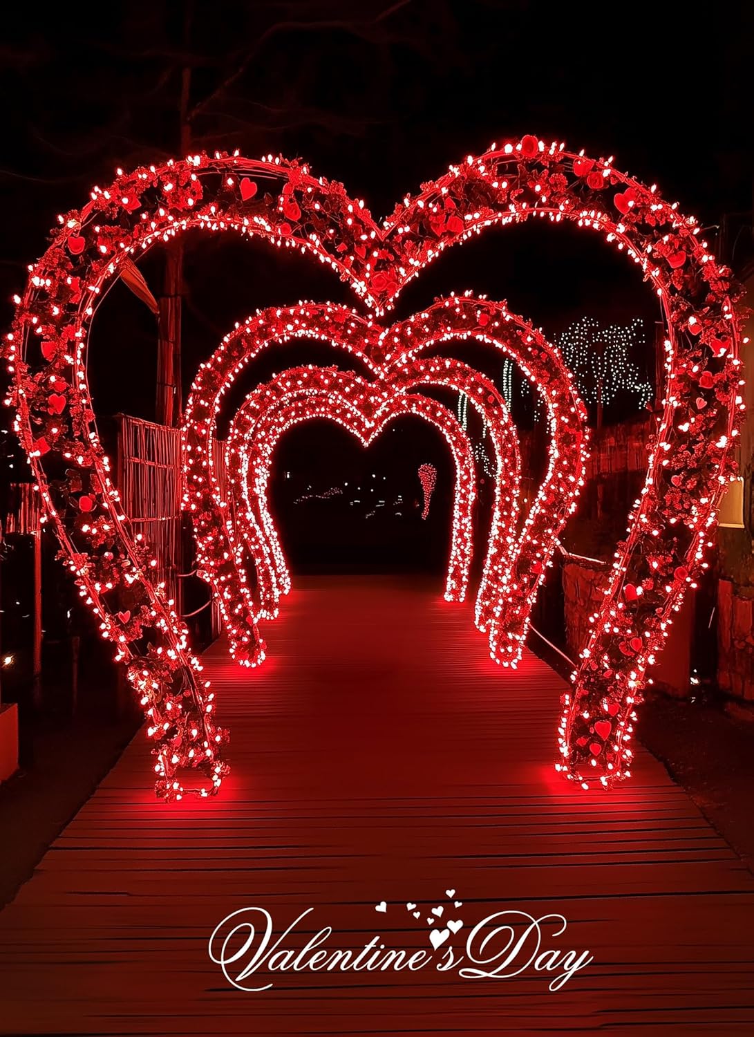 Red Mini Christmas Lights - 39 Feet 100 LED Fairy String Lights with 8 Lighting Modes Waterproof Connectable for Indoor Outdoor Xmas Tree Garland Wreath Holiday Valentine's Day Decoration