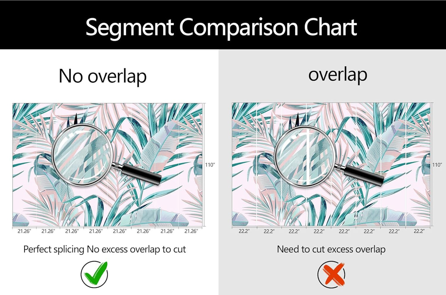 Tropical Pink Palm Leaf Wallpaper Girls Bedroom Colorful Plant Leaves Wall Mural Living Room (Not Peel and Stick)