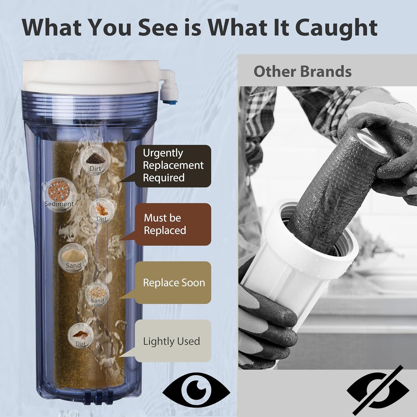 iSpring RCC7AK-BLK, NSF/ANSI 58 Certified, Alkaline 6-Stage Reverse Osmosis System with Stylish Black RO Faucet, pH+ Remineralization RO Water Filter System Under Sink