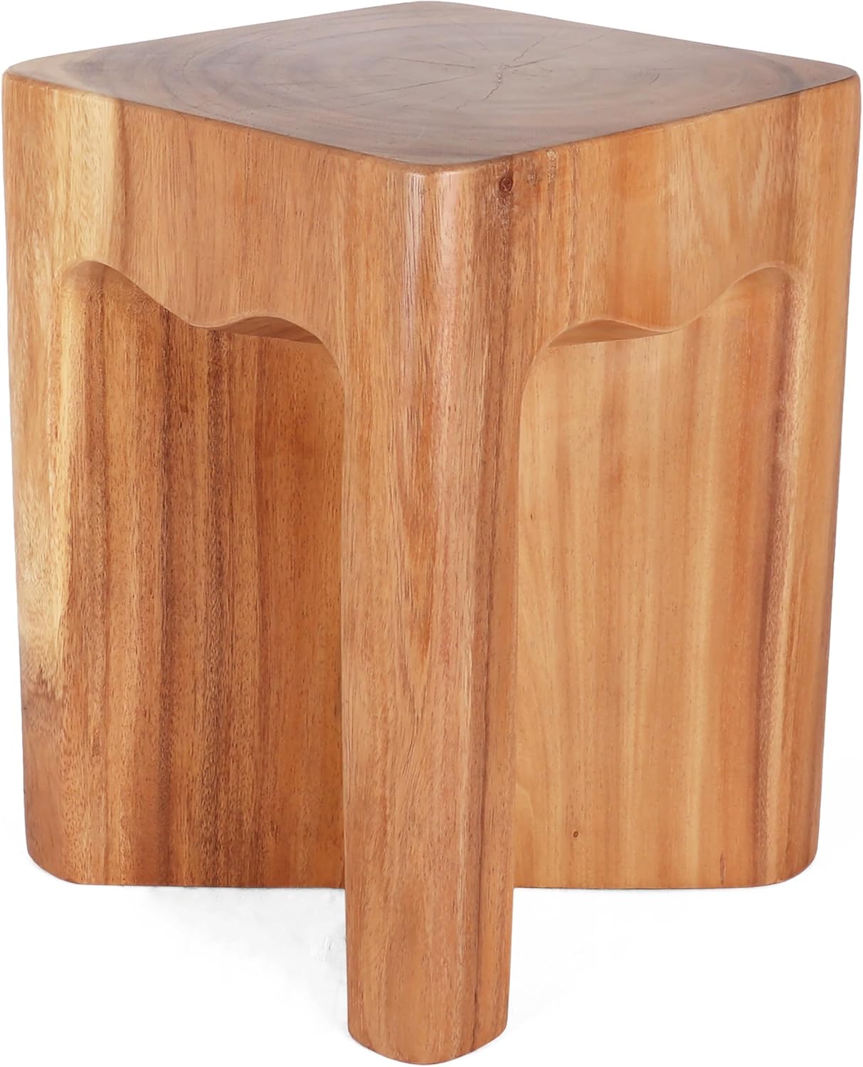 Rutledge & King Wooden End Table - Unique Wooden Side Table - Mid Century Side Table - Saur Wood Side Table - Small Accent Table - Mid Century Modern Side Table