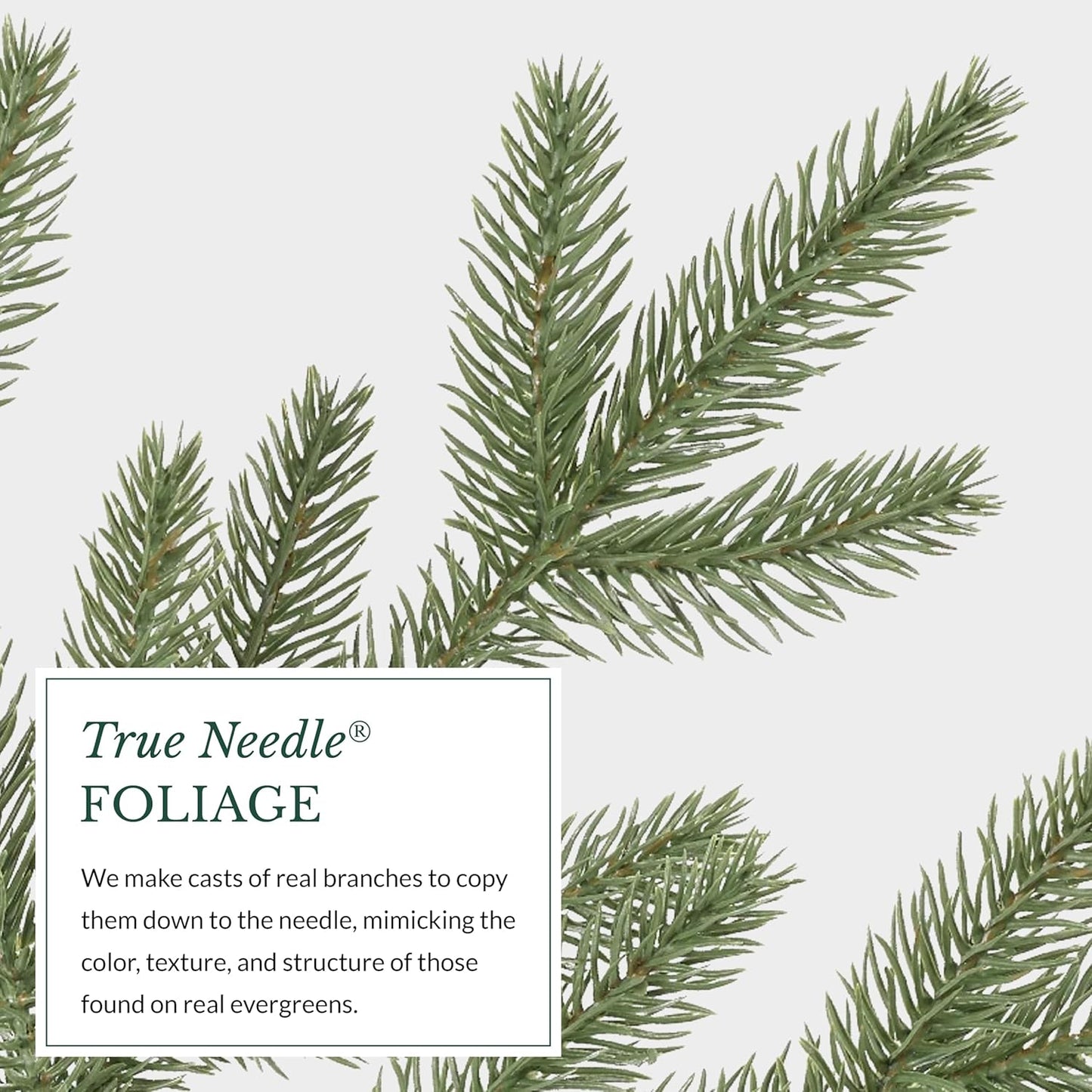 Balsam Hill 7.5ft Pre-Lit Stratford Spruce - Slim Artificial Christmas Tree with 600 LED Clear Lights, True Needle Foliage, Easy Plug Technology & Premium Stand for Small Spaces