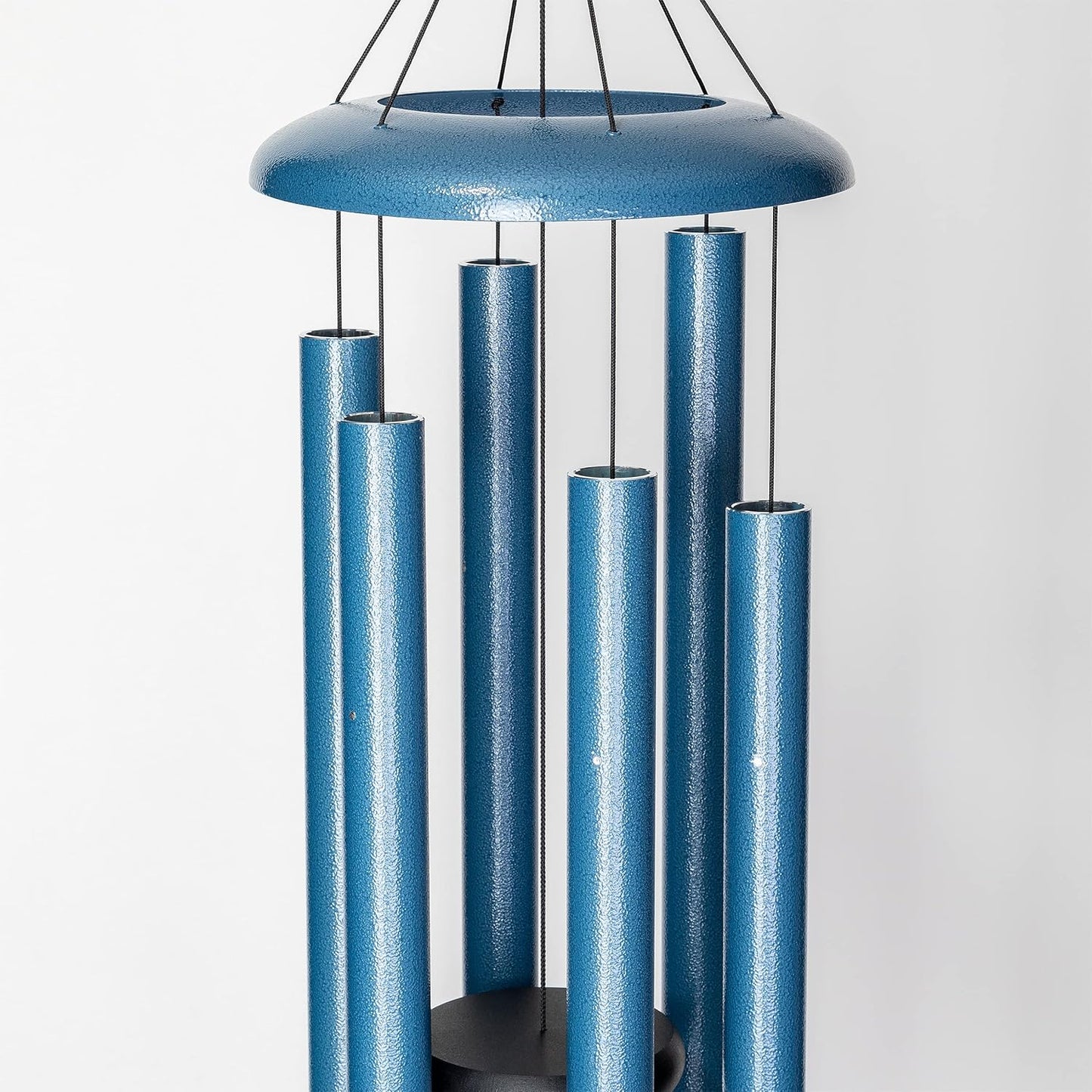 Corinthian Bells by Wind River - 50 inch Sky Blue Wind Chime for Patio, Backyard, Garden, and Outdoor Decor (Aluminum Chime) Made in The USA