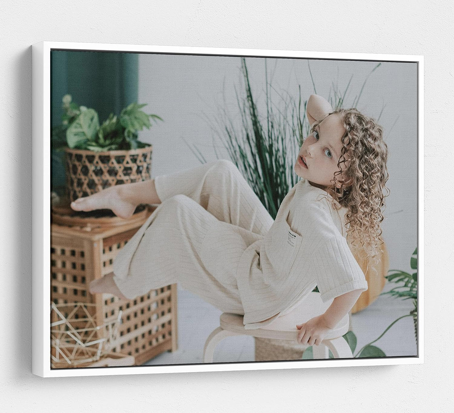 Personalized Custom Canvas Prints: Photo On Canvas (White, 10x10) Transform Your Photos into Stunning Framed Wall Art Digitally Printed Photo To Canvas Ideal for Home Decor, Gifts Keepsakes.