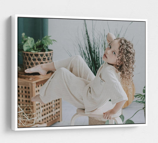 Personalized Custom Canvas Prints: Photo On Canvas (White, 12X12) Transform Your Photos into Stunning Framed Wall Art Digitally Printed Photo To Canvas Ideal for Home Decor, Gifts Keepsakes.