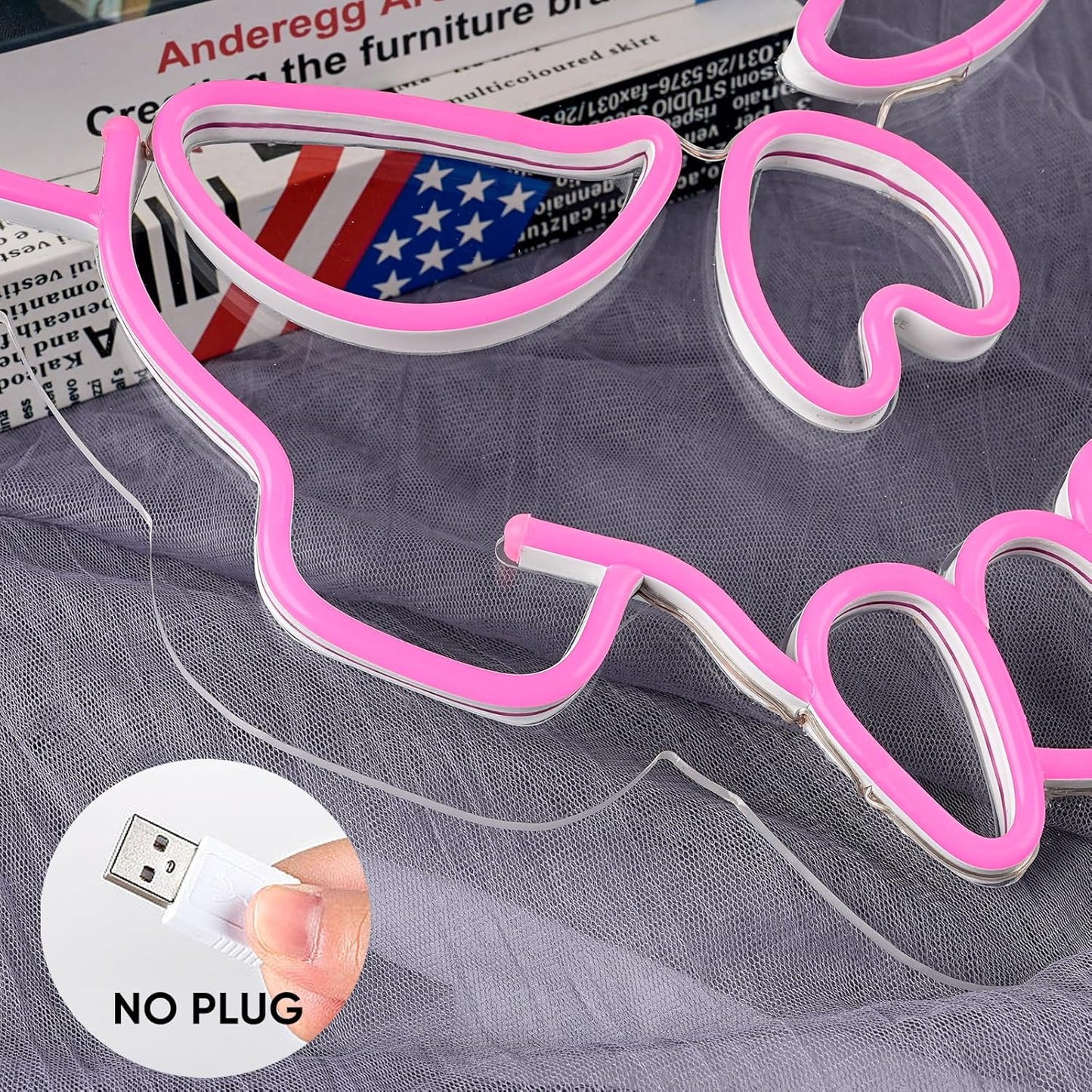 Skull Neon Sign Pink,Halloween Neon Light for Wall Decor, Skeleton LED Neon Sign for Beer Bar Bedroom Art,Skull Head Neon Lights Suitable for Computer Room,5V USB Power 15.75 * 11.8in(Non-Dimmable)