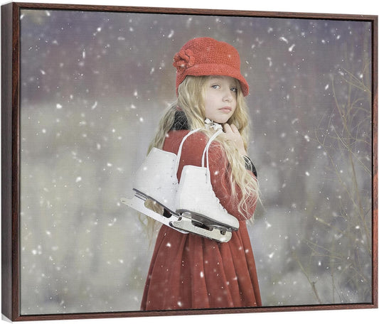 Personalized Custom Canvas Prints: Photo On Canvas (Dark Brown, 24X24) Transform Your Photos into Stunning Framed Wall Art Digitally Printed Photo To Canvas Ideal for Home Decor, Gifts Keepsakes.