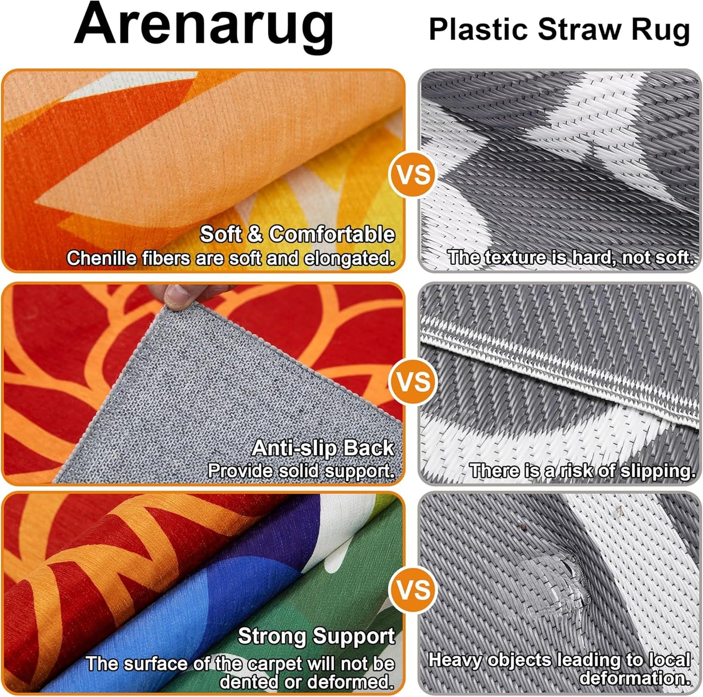 Indoor Outdoor Area-Rug Washable Multicolored Patio Rug Tropical Botanical Modern Floral Indoor Outdoor Carpet Non-Slip for Patio, Deck, Backyard, Porch (6x9)