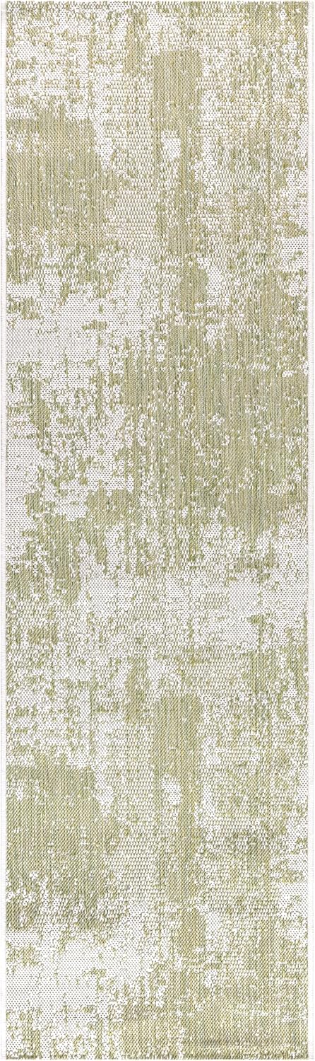 Keen Home Design Terrace Outdoor Runner Rug - 2x6 Washable Indoor/Outdoor Rug for Patio, Kitchen, Balcony, Beach, Garden, Deck and Porch, Size: 2'2"x5'7"