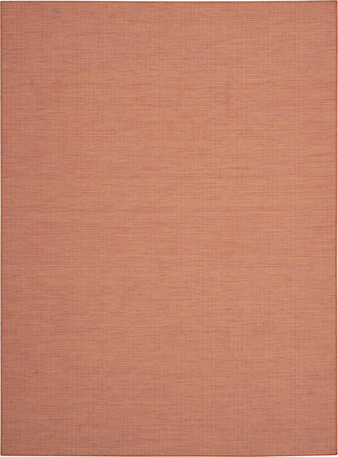 Nourison Home Positano 6' x 9' Terracotta Fabric Modern Area Rug (6' x 9')