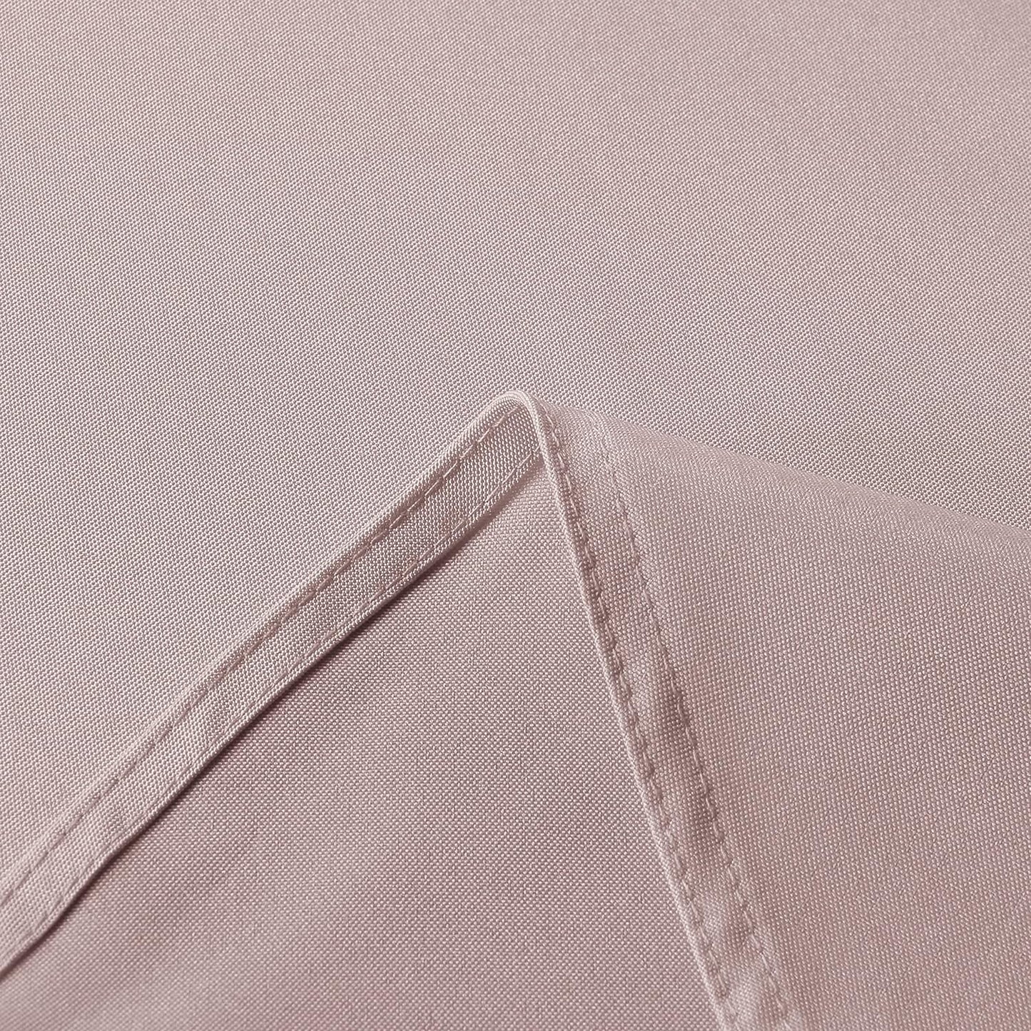 sancua Rectangle Tablecloth - 60 x 120 Inch - Stain and Wrinkle Resistant Washable Polyester Table Cloth, Decorative Fabric Table Cover for Dining Tables, Buffet Parties and Camping, Blush