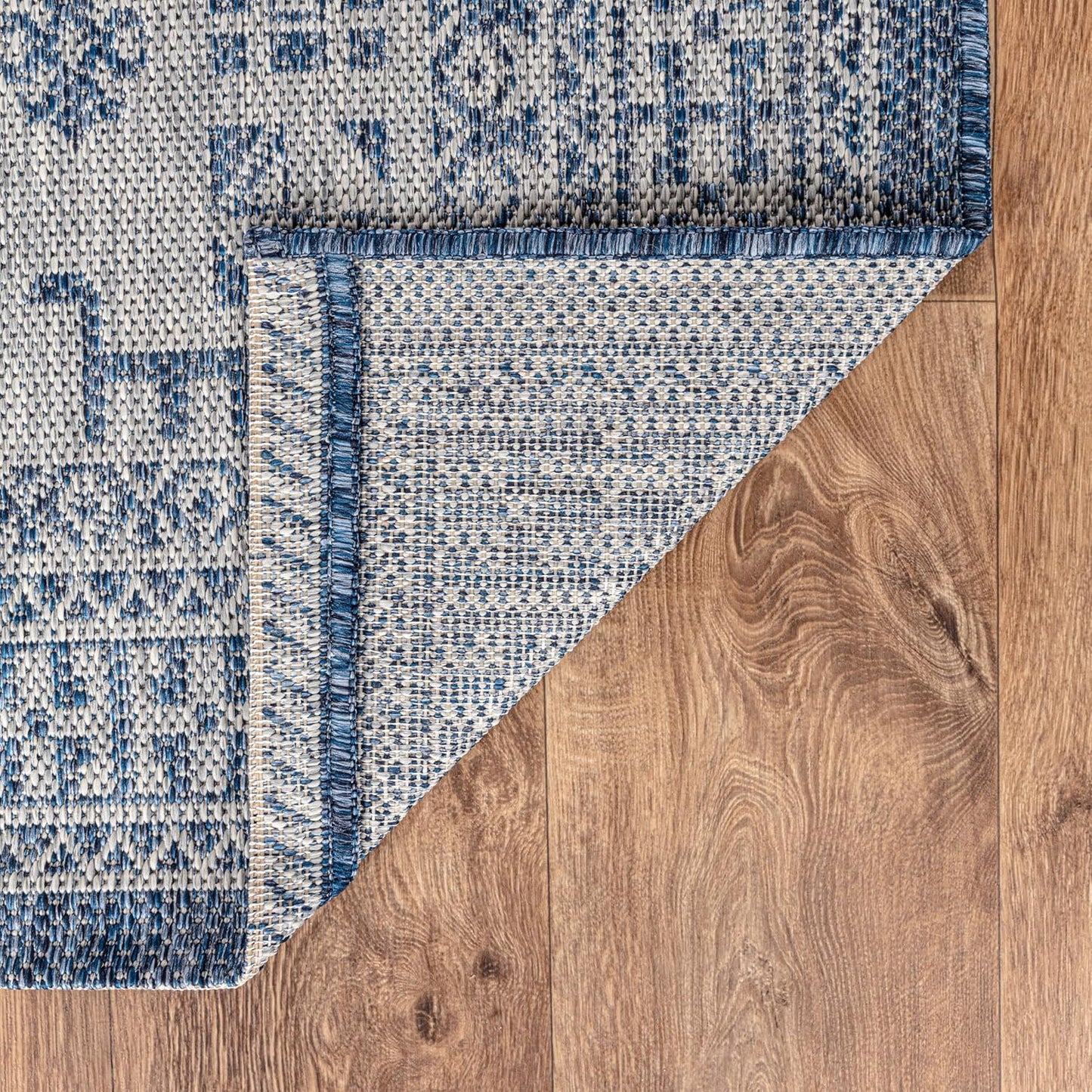 Keen Home Design Terrace Outdoor Runner Rug - 2x6 Washable Indoor/Outdoor Rug for Patio, Kitchen, Balcony, Beach, Garden, Deck and Porch, Size: 2'2"x5'7"