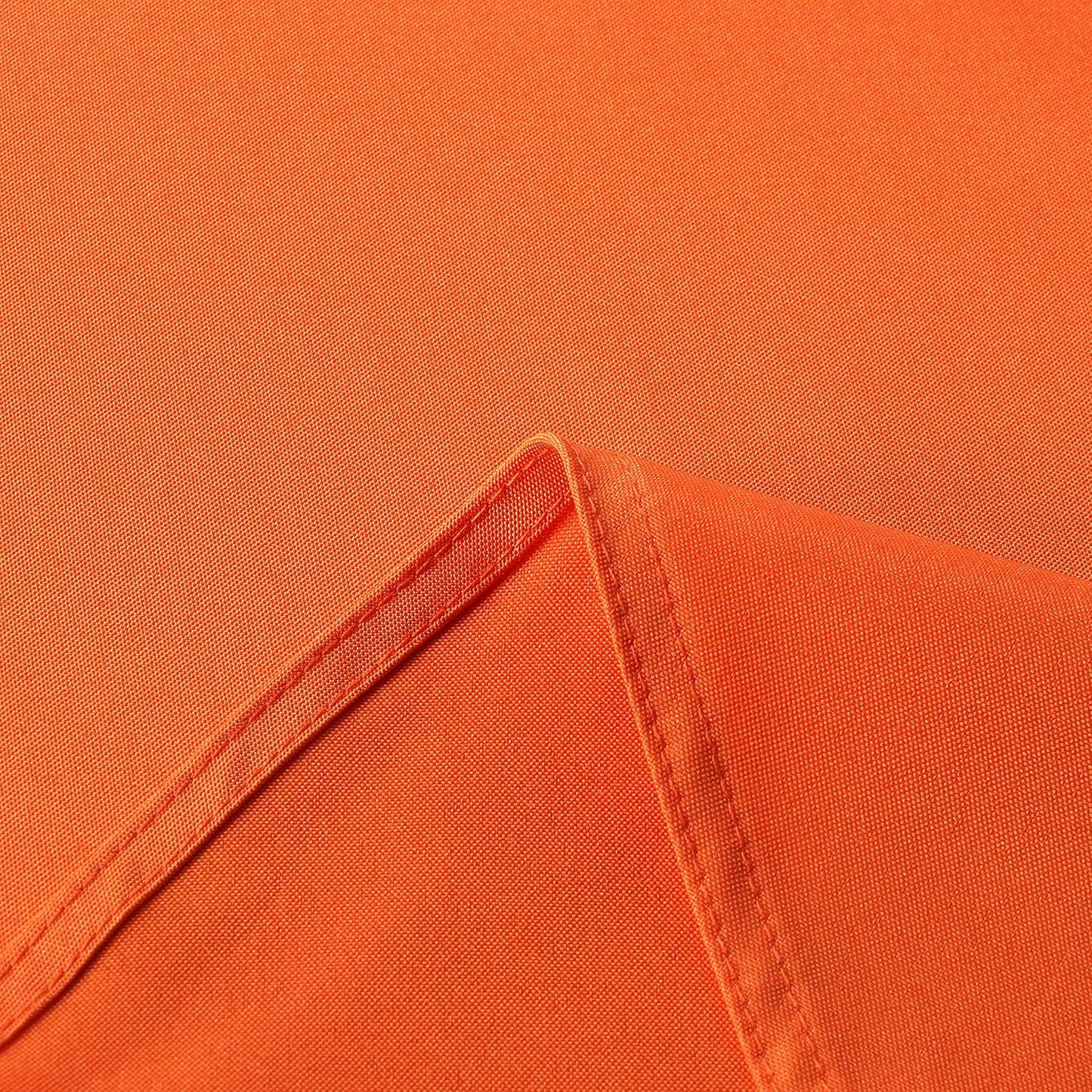 sancua Rectangle Tablecloth - 60 x 102 Inch - Stain and Wrinkle Resistant Washable Polyester Table Cloth, Decorative Fabric Table Cover for Dining Tables, Buffet Parties and Camping, Orange
