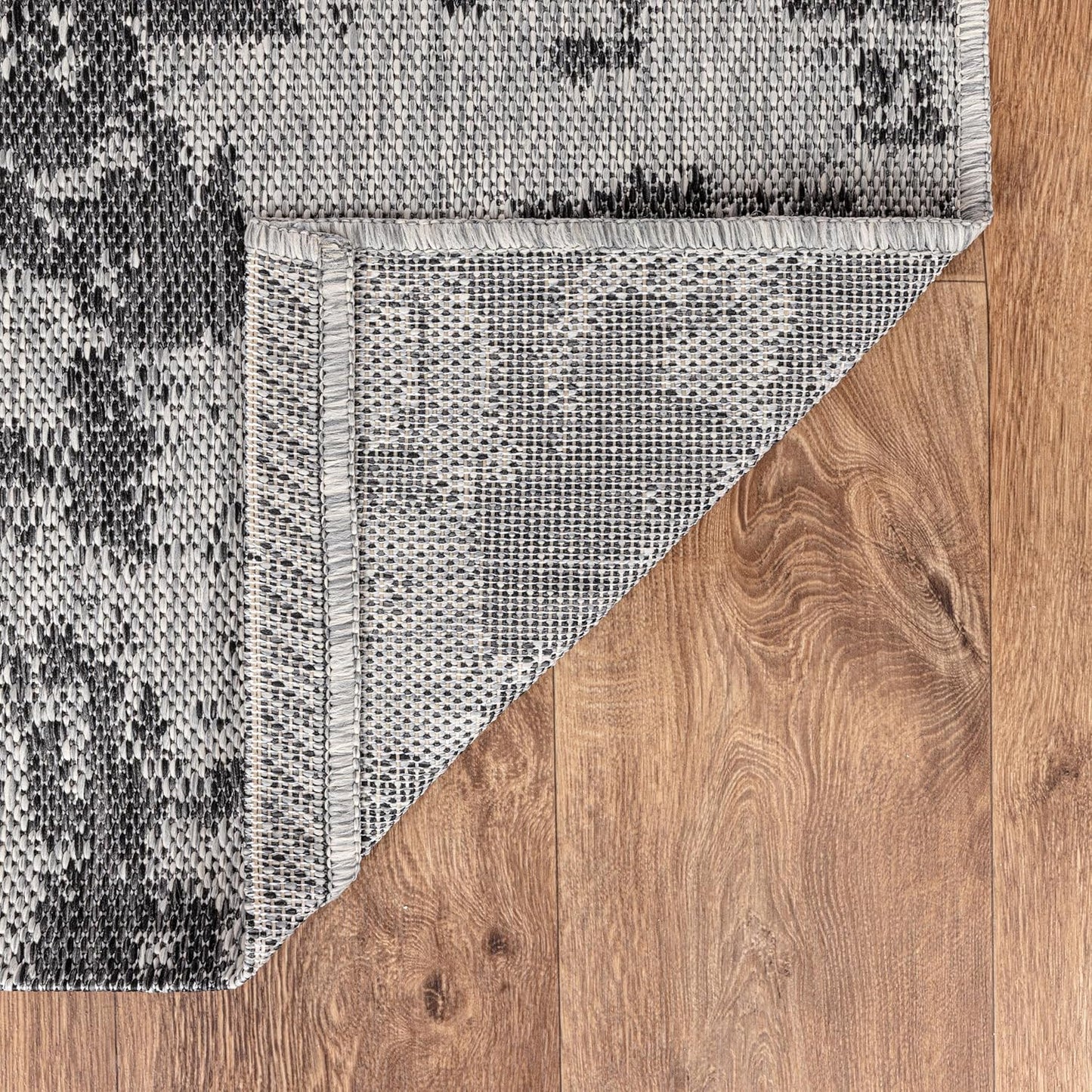 Keen Home Design Terrace Outdoor Area Rug - 4x6 Washable Indoor/Outdoor Rug for Patio, Kitchen, Balcony, Beach, Garden, Deck and Porch, Size: 3'10"x5'7"