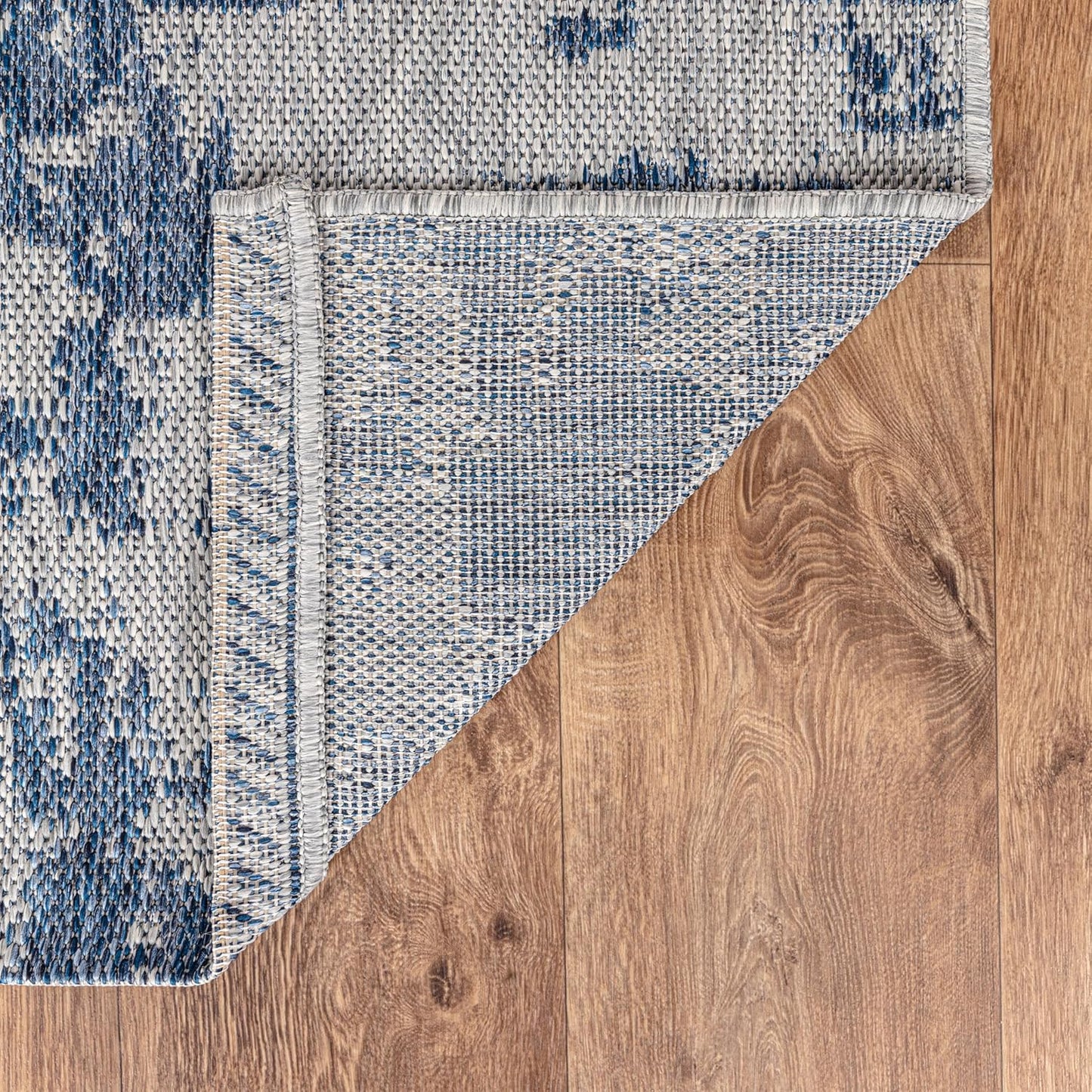 Keen Home Design Terrace Outdoor Area Rug - 4x6 Washable Indoor/Outdoor Rug for Patio, Kitchen, Balcony, Beach, Garden, Deck and Porch, Size: 3'10"x5'7"